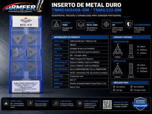 (ZCC-CT) - Inserto TNMG160408-DM YBC252