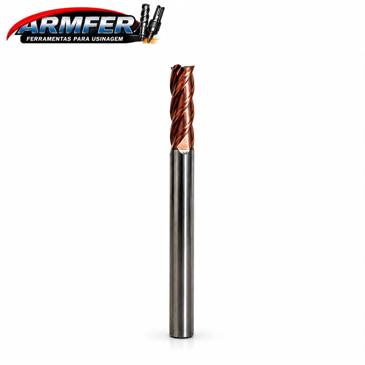 fresa reta 4 cortes 6x20x75mm haste 6mm 55hrc metal duro fresa reta 4 cortes 6x20x75mm haste 6mm 55hrc metal duro