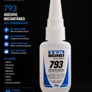 cola cianoacrilato tekbond 793 20g