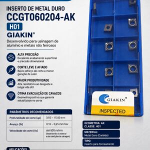 Home GIAKIN - Inserto MD CCGT060204-AK
