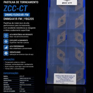 ZCC-CT DNMG150604R-FM YBG205 METAL DURO
