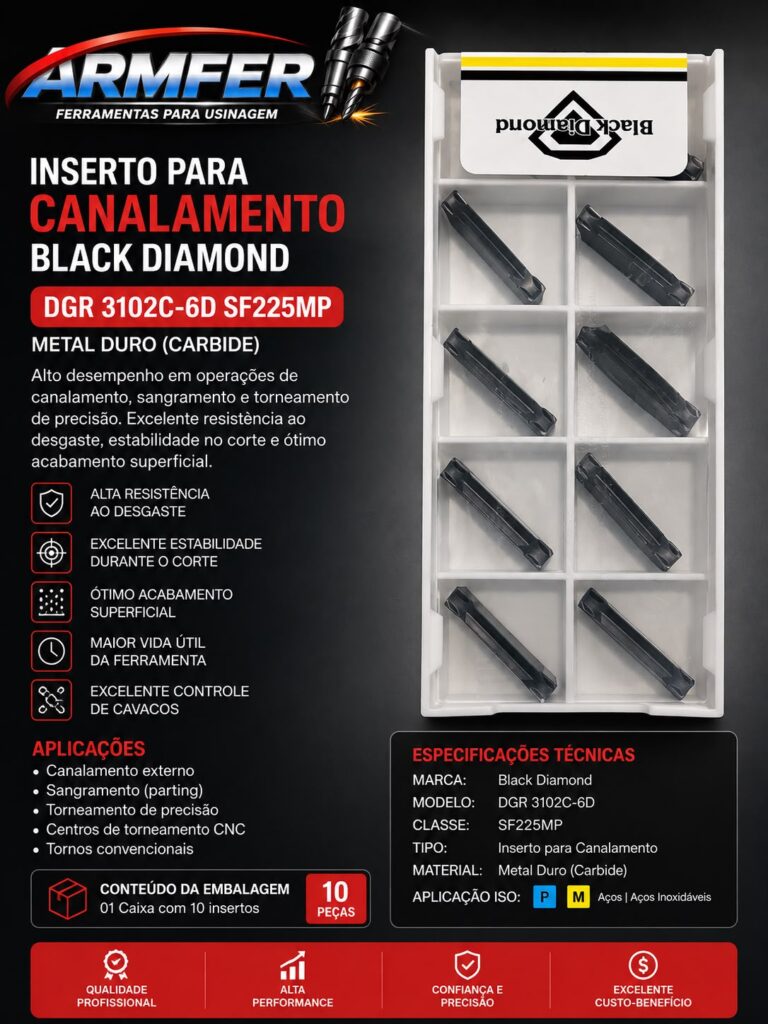 (BlackDiamond) - Inserto DGR 3102C-6D SF225MP